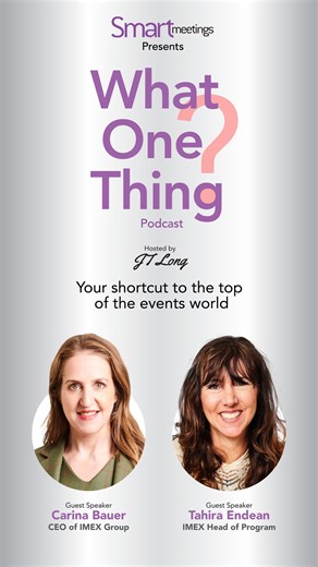 Are you as excited for IMEX America 2025 as the Smart Meetings team is? In our newest What One Thing? episode, we go behind the scenes in Las Vegas with IMEX leaders Carina Bauer and Tahira Endean. Get the scoop on: ✔️ AI matchmaking design upgrades ✔️ 93% waste diversion goal ✔️ 150 education sessions ✔️ Wellness resilience rooms ✔️ Countless networking opportunities 🎧 Listen here: What One Thing? IMEX America 2025 https://bit.ly/3Kskhyb #MeetSmart #IMEX25 #SmartMeetings #EventProfs #LasVegas 