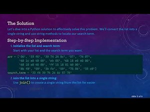 How to Search in a List and Return Position of Elements Unified in a Single String