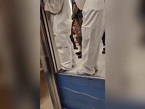 Kingsley Moghalu, wife get stuck in elevator — Maryanne Moghalu || Twitter | HeavyDence Blog | Facebook