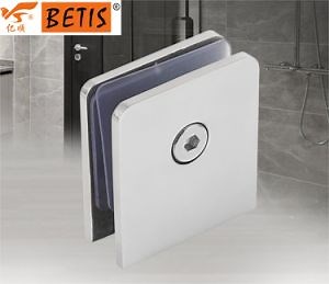 [Hot Item] OEM Tempered Shower Glass Hardware Factory Customization 316 304-Stainless-Steel Patch Fitting Heavy-Duty Clamp Bracket Retaining Clip Wall-Maount Clamp