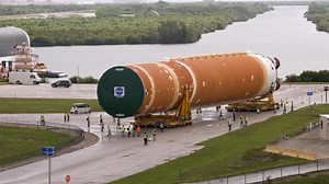 NASA Artemis II Moon Mission Core Stage Arrives at Kennedy Space Center FriendsofNASA.org: Yesterday, ground teams at NASA's Kennedy Space Center offloaded the second core stage from the Pegasus barge and transported the future Artemis II launch vehicle to the historic Vehicle Assembly Building. Like the rockets before it, this core stage will undergo final testing and outfitting before it launches humanity back into lunar orbit. Check the NASA Artemis II Mission page for updates: https://www.na