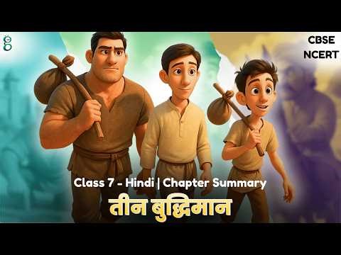 Class 7 Hindi | Chapter 2 | तीन बुद्धिमान Summary | NCERT CBSE