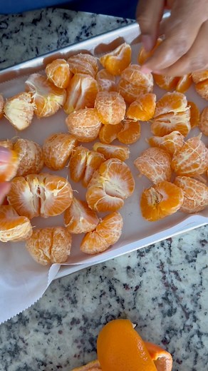 Homemade Tangerine/Mandarin Sorbet. It reached 102 degrees F in our area yesterday and it’s going to happen again today. Little something to cool off. | 9jadelicacies | Facebook