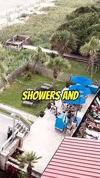 Beautiful Oceanfront View from a Balcony at Ocean Reef Resort in Myrtle Beach, South Carolina