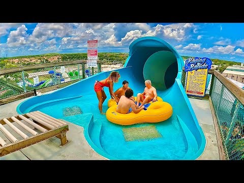 Raging Rapids Water Slide at Rapids Waterpark, USA