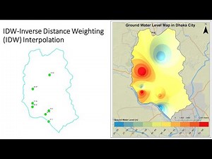 Geospatial Analysis: Inverse Distance Weighting (IDW) Interpolation and Join tabular data