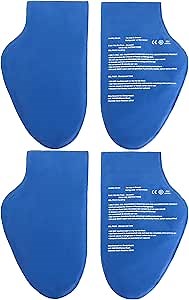 Hand Ice Pack Wrap – Cold Therapy for Hands - Ice Gloves for Chemo, Neuropathy, Arthritis, Injuries and Working Hands – Includes 4 Small/Medium Flexible Gel Ice Packs
