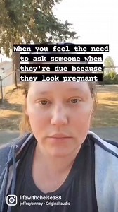 I mean when you get asked as much as I do you really do get sick of hearing it....you should see the dirty looks I get when I vape or comments I shouldn't be vaping pregnant like mind ya business already jeez what it truly is, is called diastasis recti Which is an abdominal muscle separation caused by pregnancy. Mine is very severe but moms if you have a mom pouch that won't go away no matter how much you diet or excercise or this pregnant look you most likely have Diastasis. I made a group for 