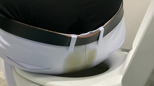 Diarrhea in White pants