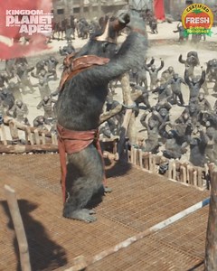 Repeat the words. Experience Kingdom of the Planet of the Apes in IMAX and in all theaters now. Get tickets: buff.ly/32nrFPw | Premiere Cinemas