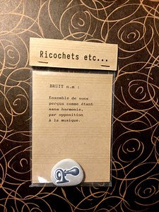 Objet poétik "Bruit" - Etsy France