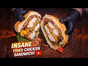 This INSANE Fried Chicken Sandwich Blew My Mind 🤯🔥