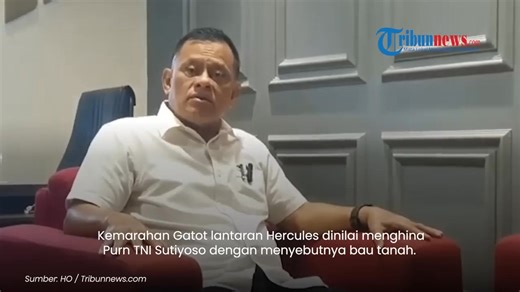 Eks Panglima TNI Murka ke Hercules Usai Hina Sutiyoso yang Restui Pemazulan Gibran: Otakmu di Mana! Mantan Panglima TNI Jenderal (Purn) Gatot Nurmantyo marah dan ngamuk ke Ketua Umum Gerakan Rakyat Indonesia Baru (GRIB) Hercules. Ikuti saluran WhatsApp Tribunnews >>> https://whatsapp.com/channel/0029Va4PPlq2kNFiEA5L5l18 #sutiyoso #GRIB #Hercules #tribunnews #localtoviral #JawaraLokalGoNasional #MataLokalMenjangkauIndonesia | Tribunnews.com