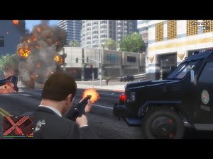 GTA 5 - Madrazo Cartel Hideout Shootout + Ten Star Escape