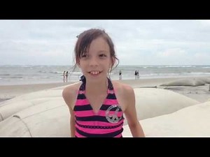 Gymnastics on the beach