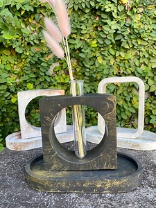 Jesmonite Propagation Station With Trinket Tray: Eco-friendly Plant Vase - Etsy Australia