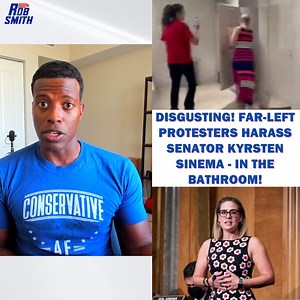 Disgusting! Far-Left Protestors Harass Senator Kyrsten Sinema- in the Bathroom! Listen/Download my podcast "Rob Smith Is Problematic" for more: apple.co/2YsROgS And follow Rob Smith for more content! | Rob Smith