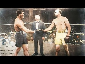 James J. Jeffries vs. Bob Fitzsimmons Fight-Reenactment - 1899 in Color