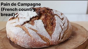 24 reactions | Pain de Campagne (French country bread) Delicious Pain de Campagne( French country bread) made with sourdough starter and three different flours, bread flour, rye, spelt flour, salt, and water. https://zestysouthindiankitchen.com/pain-de-campgne/ | Zesty South Indian Kitchen | Facebook