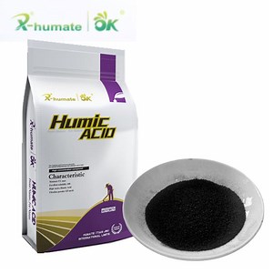 [Hot Item] Super Humic Fulvic Acid Powder/Flake Organic Fertilizer for Plant Growth