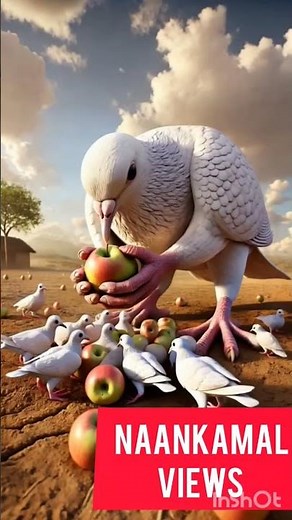 The farmer hides behind the door and keeps an eye on someone stealing apples from his apple tree 😭