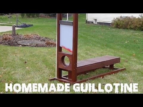 How to Make a Guillotine | Creepy Halloween Lawn Decoration!