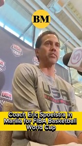 Coach Eric Spoelstra in #Manila for #FIBA Basketball World Cup #BMSports #BusinessMirror #FIBAWorldCup #FIBAWC #Philippines #GilasPilipinas #USA #FIBAWorldCup2023 #Sports #Basketball | BusinessMirror