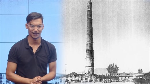नेपालीको धरोहर धरहरा ।। . . . . . #dharahara #history #histroryofnepal #architecture #story #nationalheritage #nepal #aftershock #heritage #restoration | Avenues Khabar