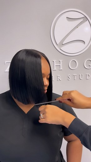 Zee on Instagram: "Less days in the salon for the New Year! I love y’all but my working hard days are over. I’m cruising now❤️ . . #silkpress #silkpressatlanta #atlsilkpress #mcdonoughhairstylist #locustgrovehairstylist #zmahoganyhairstudio #hydrationtreatment #atlweaves #bobstyles #boblyfe"