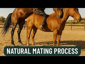 Horse Mating Process in Farm | Educational Documentary on Breeding house meeting😱