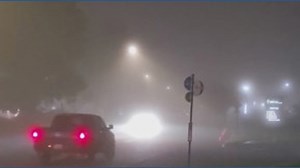 Dense fog around Portland metro area