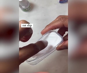 5.7K views · 11 reactions | Gina Edwards, Celebrity Manicurist, demos DIY KISS Salon Dip nails in NEW White Color | Kiss Nails | Facebook