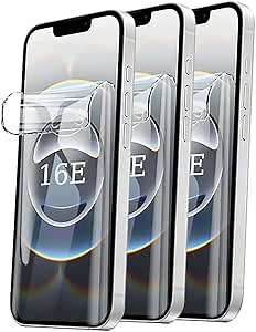 2Pcs Hydrogel Screen Protector for iphone 16e/iPhone SE 4 (2025) (6.1 inch), Soft TPU Protective Hydrogel Film [Clear HD]