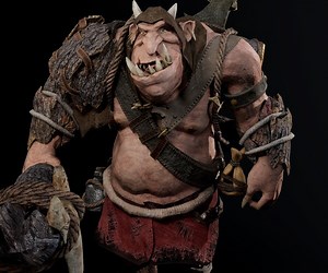 ArtStation - Troll Lumberjack ( Unreal   Unity ) | Game Assets