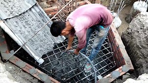 pile cap casting and vibration #ardesignandplanning #construction #planning #viralpage #pilecap | AR design & planning Consultant