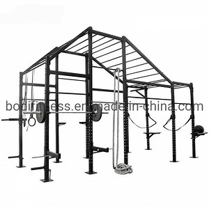 [Hot Item] Commercial Gym Equipment Cross Fit Rig Rack Monkey Rig Multi Functional Power Rack Cross Fit Rigs for Home Workout
