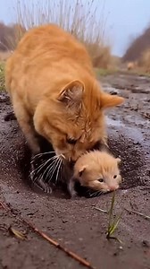 4.7M views · 41K reactions | A Mother Cat’s Desperate Effort to Rescue Her Baby Kitten | DODO AI | Facebook