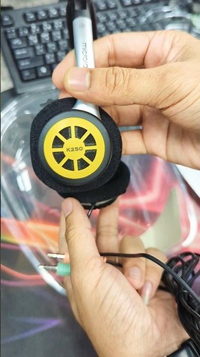 Microlab K250 Headphones 🎧#microlab #hadphone