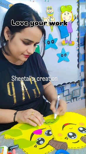 #preschoolactivity #mangocraft#mangodaycelebration #handmade #happiness #trendingreels #instadaily #instaart #instastyle | sheetal_poria