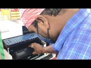 How to replace toner in Kyocera printer