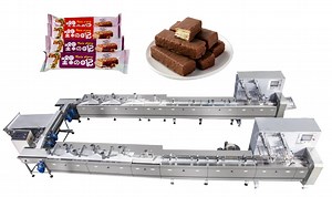[Hot Item] Full Automatic Chocolate Cereal Bar Packing Machine Snickers Flow Wrapping Machine