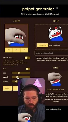How to make your OWN Headpat GIF Emote for Twitch! #shorts