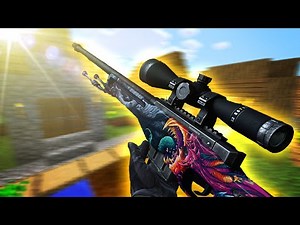 MINECRAFT COM ARMAS??? - CS:GO