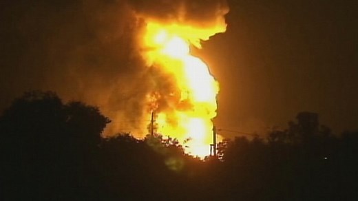 Large Explosions Rock Florida Propane Plant