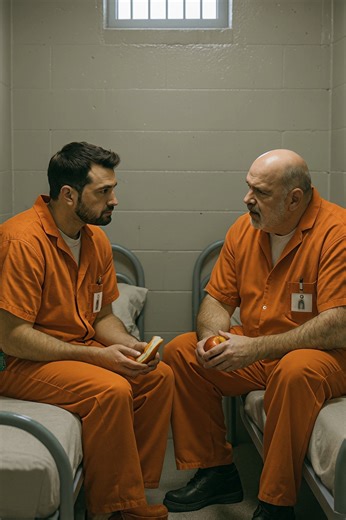 A young prisoner shared his food with his cellmate: in gratitude, the old prisoner revealed something terrible to him 😱😱 That day, silence hung in the cell. The old prisoner sat on his bunk, clutching his stomach with both hands. The guard’s punishment had been harsh: for a sharp word and disobedience, he had been deprived of food. He had spent the entire day dreaming of just a piece of bread. He sat in the cold cell, staring at the gray walls, feeling the emptiness in his stomach driving him 