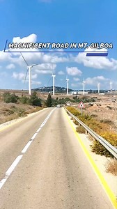 Magnificent view of the road in Mount Gilboa #Israel #mtgilboa | Pastor Aries Paduga - The Travelling Preacher in Israel