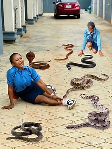 Worst nightmare for a school snake girl😱 | Vikesh