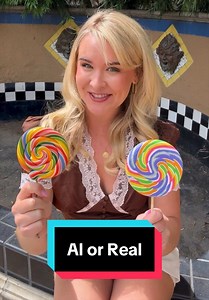 Did I get ya? 🍭 | real or fake