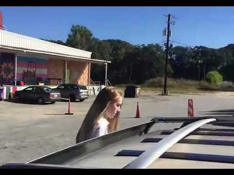 student trying to get out with car