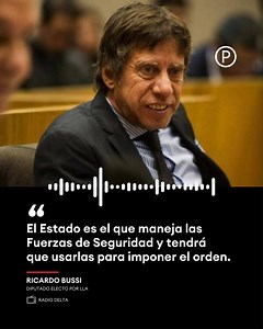🟣 Bussi aseguró que habrá problemas por el ajuste "cualquiera sea el que gane" 🗯️ Expresó que la represión, por parte del Estado y al ser el que tiene el monopolio de la fuerza, está dentro del "menú de respuestas" para "imponer orden" | Letra P